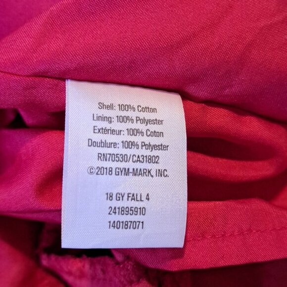 Gymboree girls size 2T velveteen red dress has defect pictured - Picture 6 of 6